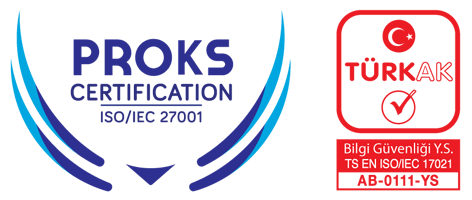 TÜRKAK-zertifiziert ISO 27001-Zertifikat